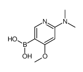 Boronic acid, [6-(dimethylamino)-4-methoxy-3-pyridinyl]- (9CI)结构式