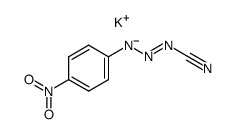 1-(p-nitrophenyl)-3-cyanotriazene potassium salt结构式