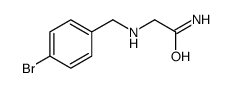 2-((4-BROMOBENZYL)AMINO)ACETAMIDE结构式