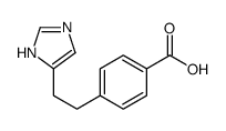 4-[2-(1H-imidazol-5-yl)ethyl]benzoic acid结构式