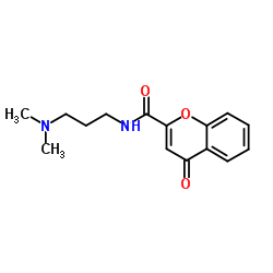 N-[3-(Dimethylamino)propyl]-4-oxo-4H-chromene-2-carboxamide结构式