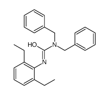 1,1-dibenzyl-3-(2,6-diethylphenyl)urea Structure