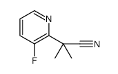 2-Pyridineacetonitrile, 3-fluoro-α,α-dimethyl结构式