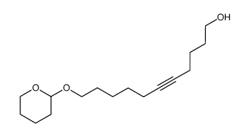 11-(2-tetrahydropyranyloxy)-5-undecyn-1-ol结构式