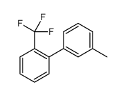 1,1'-Biphenyl, 3'-methyl-2-(trifluoromethyl)结构式