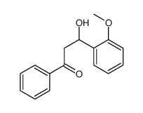 3-hydroxy-3-(2-methoxyphenyl)-1-phenylpropan-1-one Structure