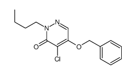 2-butyl-4-chloro-5-phenylmethoxypyridazin-3-one Structure