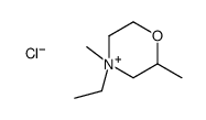 4-ethyl-2,4-dimethylmorpholin-4-ium,chloride Structure