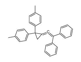 4,4'-(2-(2,2-diphenylvinylidene)cyclopropane-1,1-diyl)bis(methylbenzene)结构式