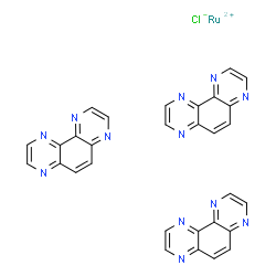 ruthenium-tris-1,4,5,8-tetraazaphenanthrene Structure