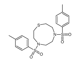 4,7-bis-(4-methylphenyl)sulfonyl-1,4,7-thiadiazonane Structure