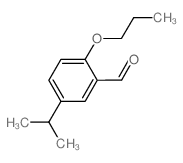 5-Isopropyl-2-propoxybenzaldehyde结构式