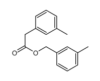 Benzeneacetic acid, 3-methyl-, (3-methylphenyl)methyl ester Structure