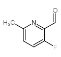 3-氟-6-甲基-2-吡啶甲醛结构式