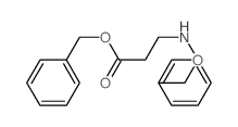 b-Alanine, N-(phenylmethoxy)-,phenylmethyl ester Structure