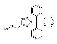 O-[(1-tritylimidazol-4-yl)methyl]hydroxylamine Structure