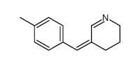 5-[(4-methylphenyl)methylidene]-3,4-dihydro-2H-pyridine结构式