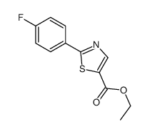 ethyl 2-(4-fluorophenyl)-1,3-thiazole-5-carboxylate Structure
