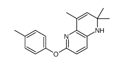 2,2,4-trimethyl-6-(4-methylphenoxy)-1H-1,5-naphthyridine Structure