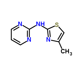 N-(4-Methyl-1,3-thiazol-2-yl)-2-pyrimidinamine结构式