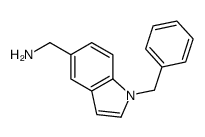 C-(1-BENZYL-1H-INDOL-5-YL)-METHYLAMINE结构式