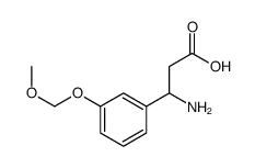 3-AMINO-3-(3-METHOXYMETHOXY-PHENYL)-PROPIONIC ACID structure