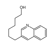 6-quinolin-3-ylhexan-1-ol Structure