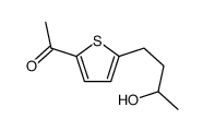 1-[5-(3-hydroxybutyl)thiophen-2-yl]ethanone Structure