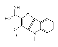 3-methoxy-4-methylfuro[3,2-b]indole-2-carboxamide Structure