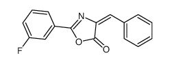 4-benzylidene-2-(3-fluorophenyl)-1,3-oxazol-5-one Structure