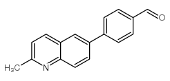 4-(2-Methylquinolin-6-yl)benzaldehyde结构式