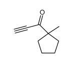 1-(1-methylcyclopentyl)prop-2-yn-1-one Structure