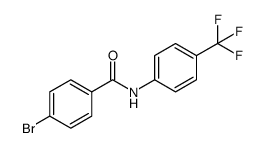 4-bromo-N-[4-(trifluoromethyl)phenyl]benzamide Structure