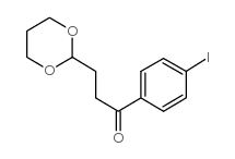 3-(1,3-DIOXAN-2-YL)-4'-IODOPROPIOPHENONE structure
