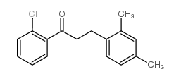 2'-CHLORO-3-(2,4-DIMETHYLPHENYL)PROPIOPHENONE结构式