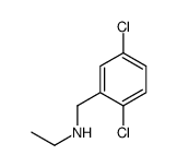 N-[(2,5-dichlorophenyl)methyl]ethanamine结构式