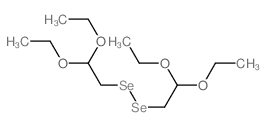 BIS(2,2-DIETHOXYETHYL)DISELENIDE Structure