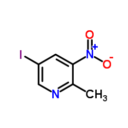 5-Iodo-2-methyl-3-nitropyridine Structure