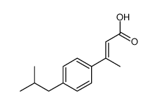 2-Butenoicacid,3-[4-(2-methylpropyl)phenyl]-(9CI)结构式