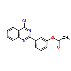 3-(4-Chloroquinazolin-2-yl)phenylacetate Structure