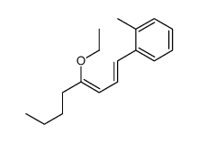 1-(4-ethoxyocta-1,3-dienyl)-2-methylbenzene结构式