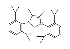 1,3-bis(2',6'-diisopropylphenyl)imidazol-2-ylidene Structure