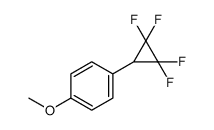 1-methoxy-4-(2,2,3,3-tetrafluorocyclopropyl)benzene Structure