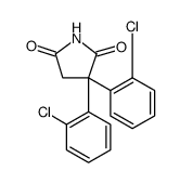 3,3-BIS(2-CHLOROPHENYL)PYRROLIDINE-2,5-DIONE结构式