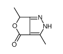 3,6-dimethyl-2,6-dihydrofuro[3,4-c]pyrazol-4-one Structure