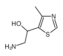 2-Amino-1-(4-methyl-thiazol-5-yl)-ethanol Structure