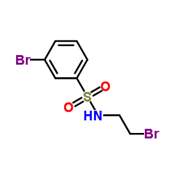 3-Bromo-N-(2-bromoethyl)benzenesulfonamide Structure