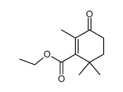 ethyl 2,6,6-trimethyl-3-oxocyclohex-1-ene-1-carboxylate结构式