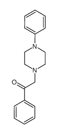 1-phenyl-2-(4-phenyl-piperazino)-ethanone Structure