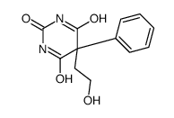 5-(2-hydroxyethyl)-5-phenyl-1,3-diazinane-2,4,6-trione结构式